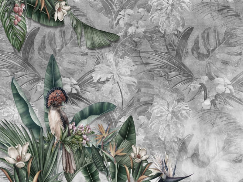 Fototapeta Tropische Blumen im Garten