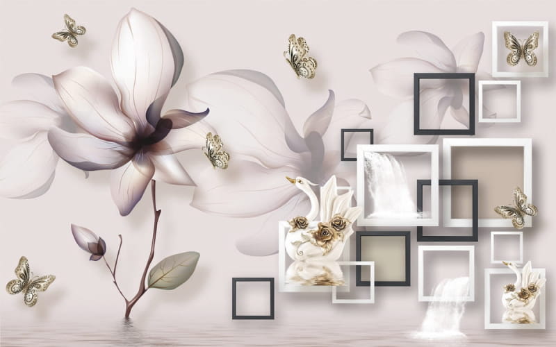 Fototapeta Zarte Magnolie 3D