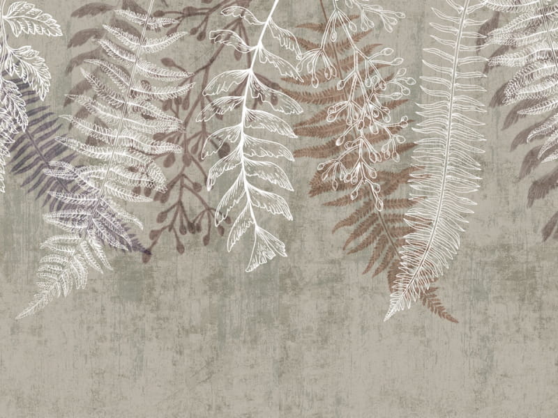 Fototapeta Beige Blätter