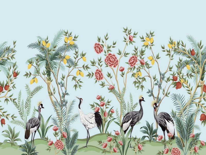 Fototapeta Vögel des Botanischen Gartens