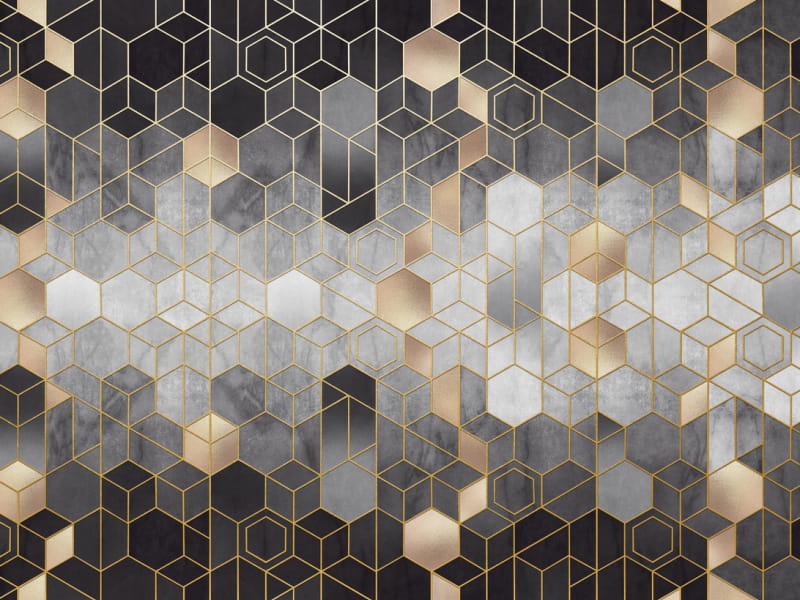 Fototapeta Graues Mosaik