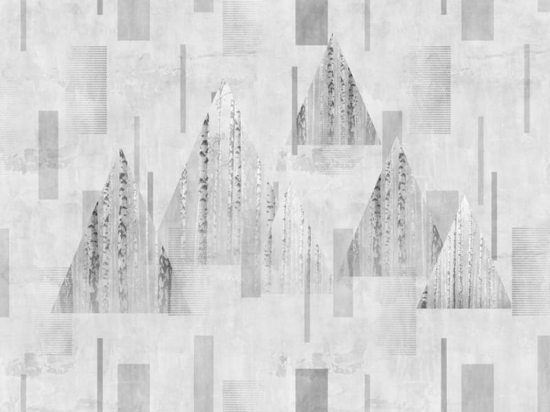 Fototapeta Graue Pyramiden
