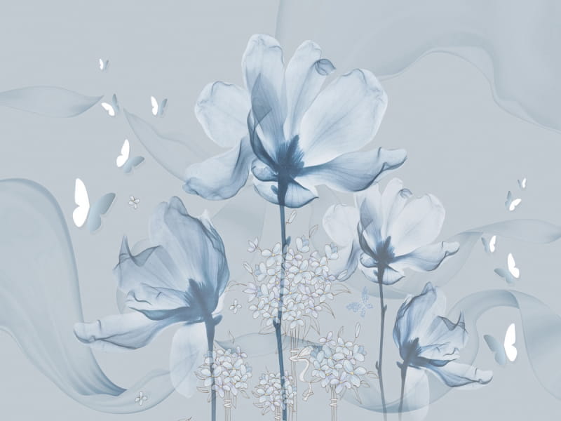 Fototapeta Blumen der Morgendämmerung