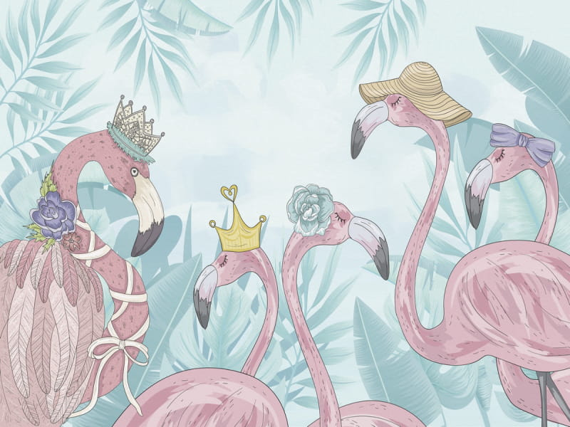 Fototapeta Wunderschöne Flamingos