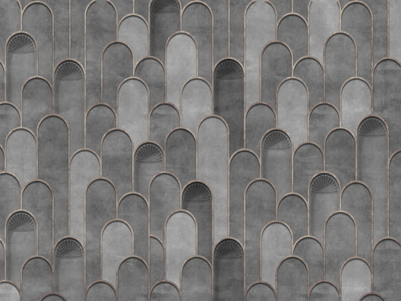 Fototapeta Mosaikgrau