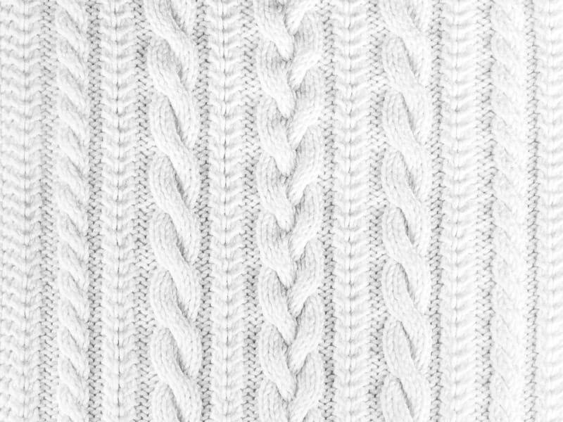 Fototapeta Weißes Strickmuster