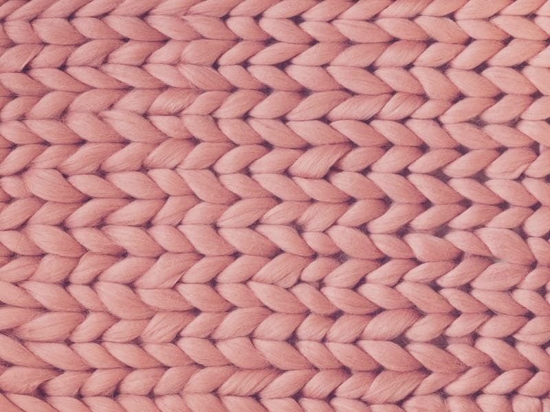 Fototapeta Rosa gestrickter Stoff
