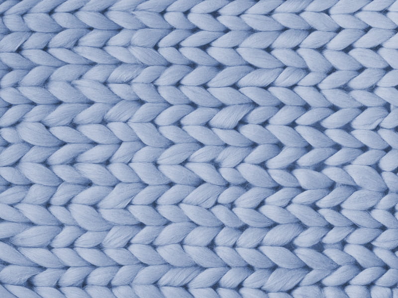 Fototapeta Blaues Strickmuster