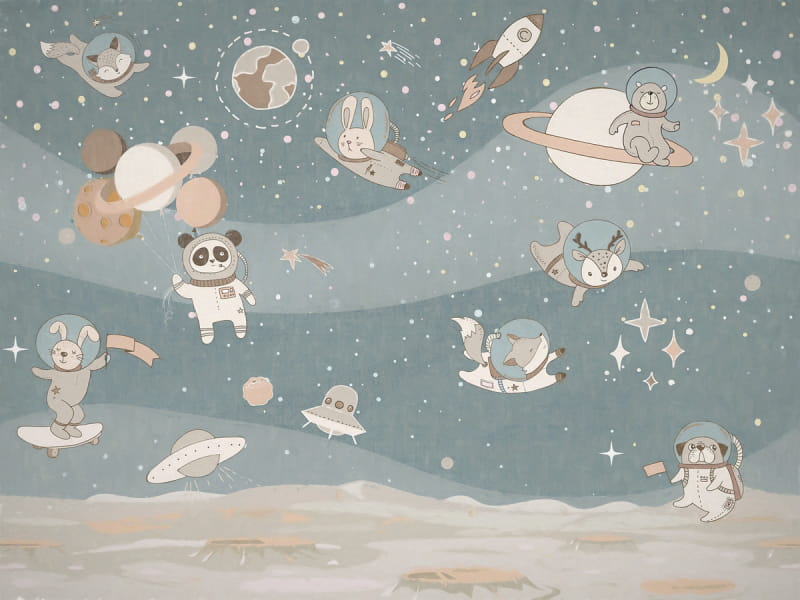 Fototapeta Kleine Astronauten