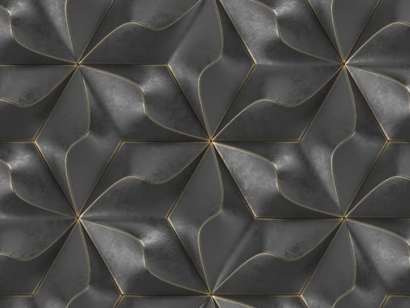 Fototapeta Schwarze Abstraktion 3D