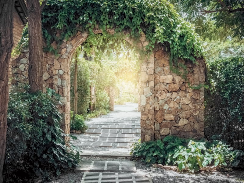 Fototapeta Gartenterrasse