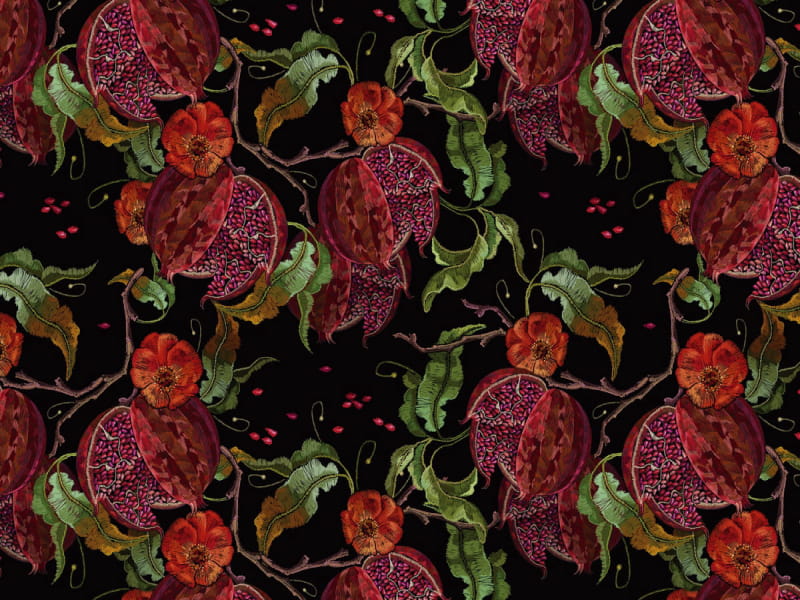 Fototapeta Blühender Granatapfel