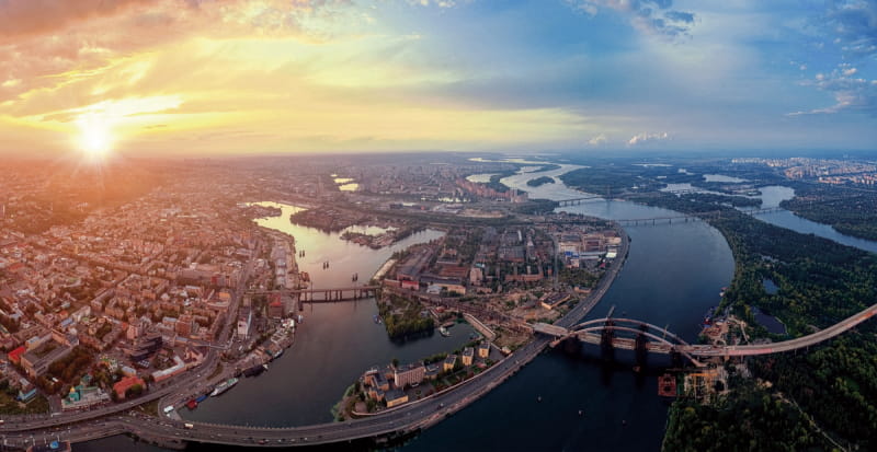 Fototapeta Panorama von Kiew