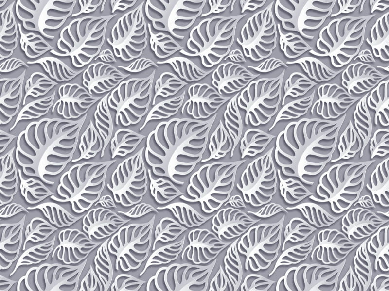 Fototapeta Blattmuster 3D