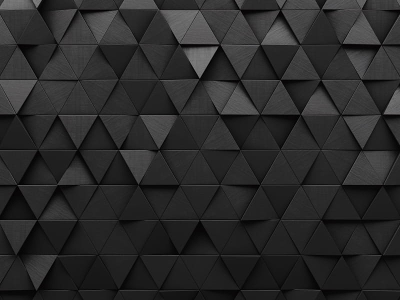Fototapeta Schwarze Dreiecke 3D