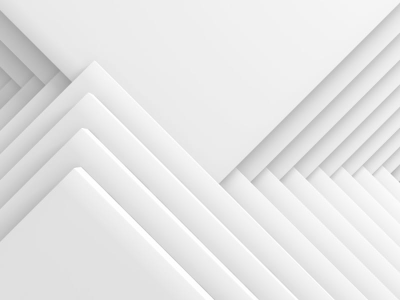 Fototapeta Weißer geometrischer Hintergrund 3D