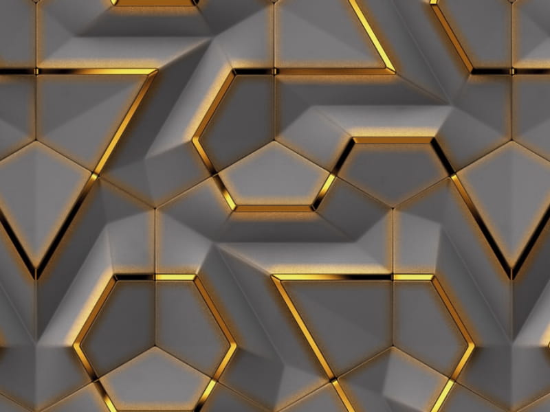 Fototapeta Abstrakte Geometrie 3D