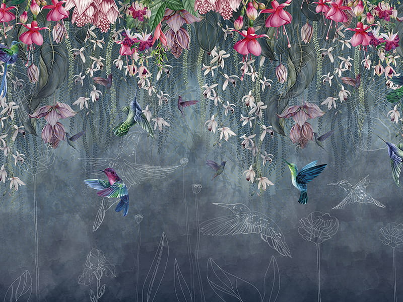 Fototapeta Kolibri im Garten