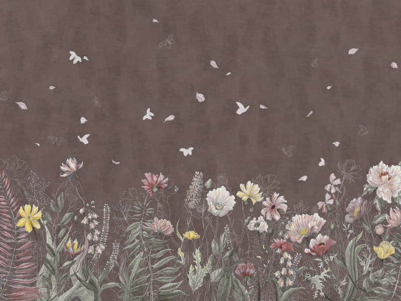 Fototapeta Feld mit Wildblumen