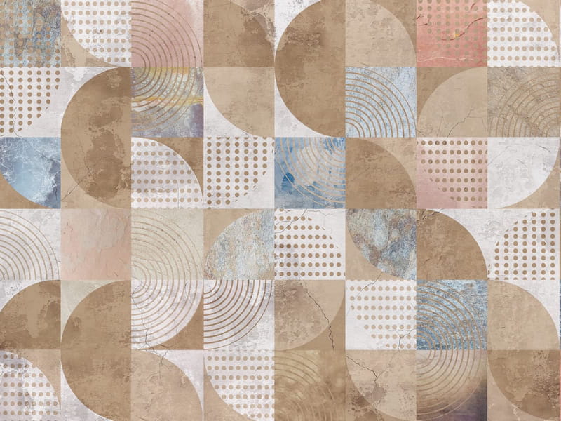 Fototapeta Leichtes geometrisches Mosaik