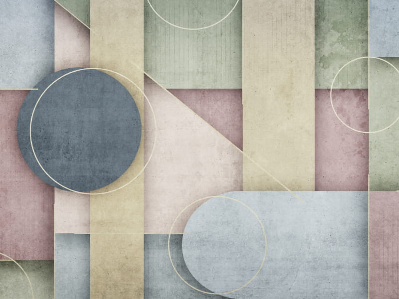 Fototapeta Farbgeometrie