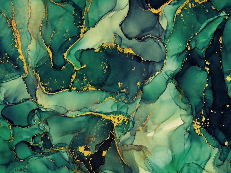 Fototapeta Grünes Aquarell