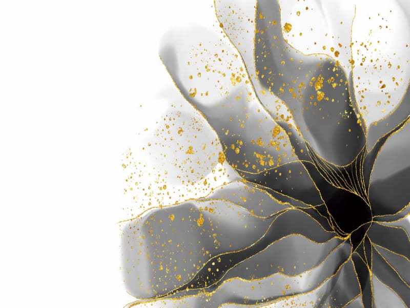 Fototapeta Blume, fließende Kunst