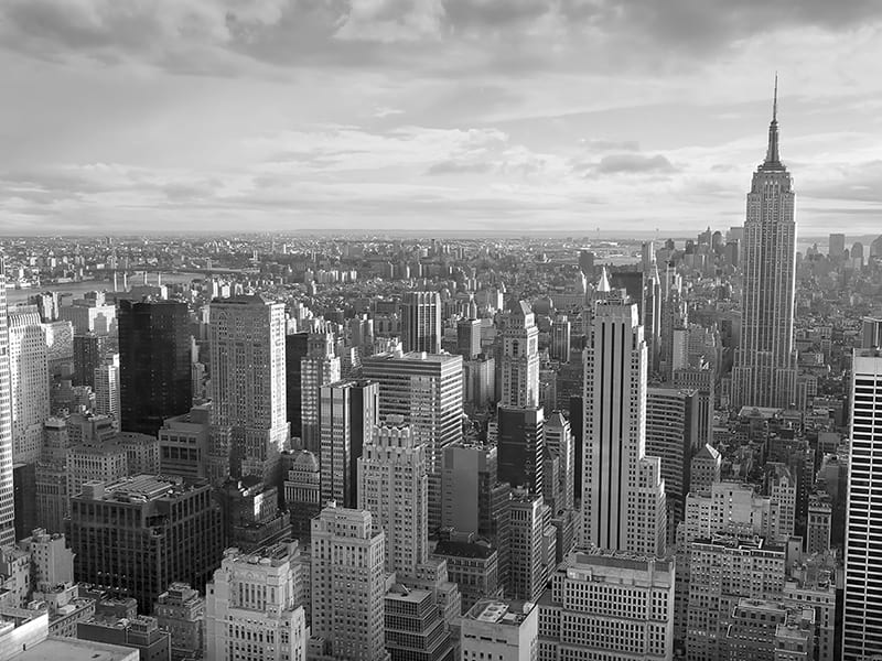 Fototapeta Schwarz-weißes New York