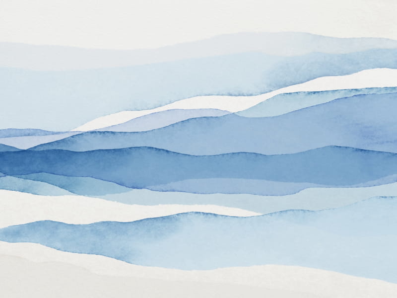 Fototapeta Blaues Meer, flüssig