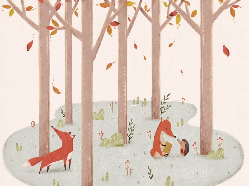 Fototapeta Märchenhafter Herbstwald
