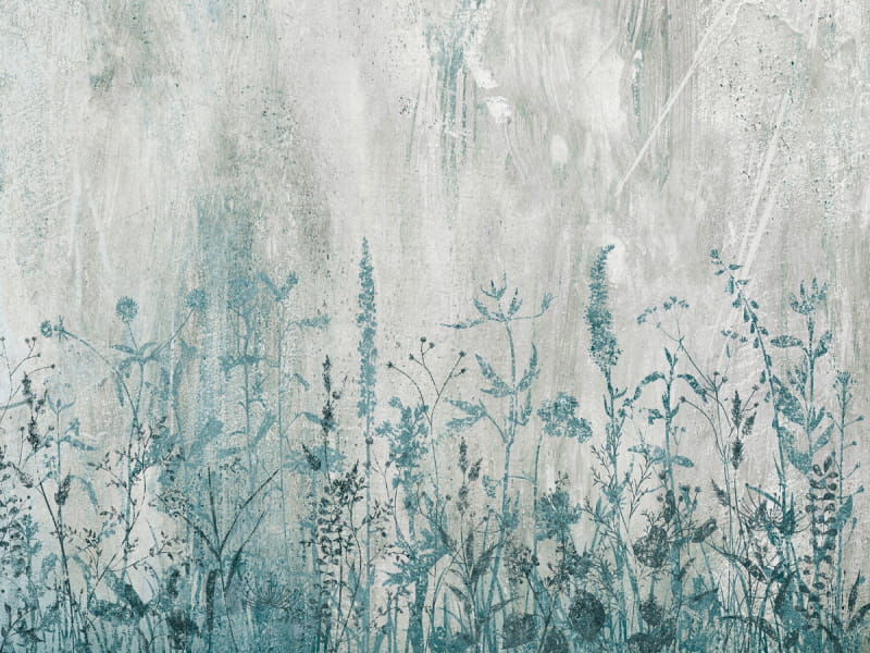 Fototapeta Wildblumen, Zeichnung