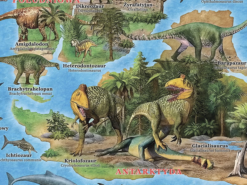 Fototapeta Dinosaurier in der Jurazeit fragment # 1