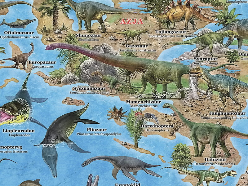 Fototapeta Dinosaurier in der Jurazeit fragment #2