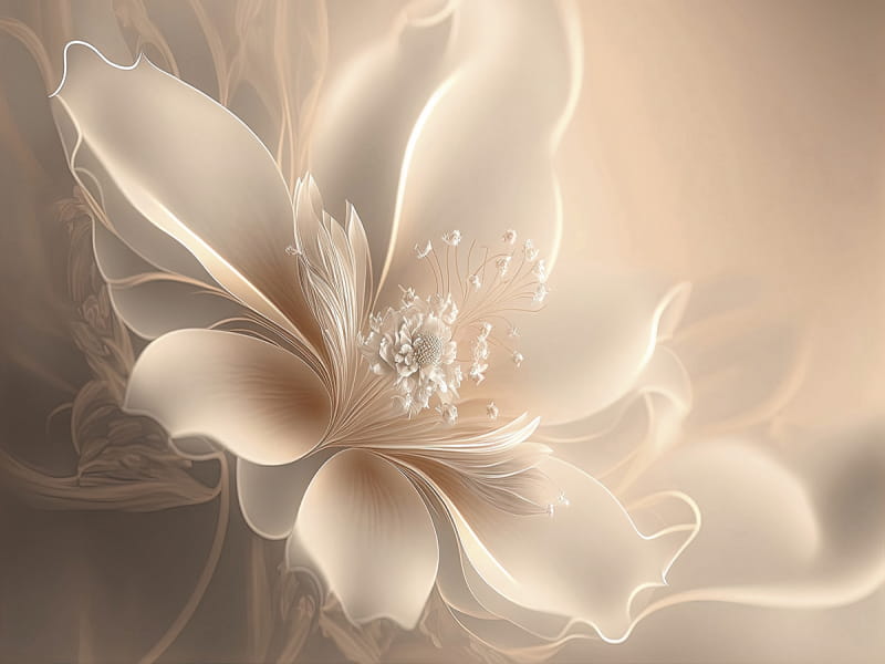 Fototapeta Beige Blume