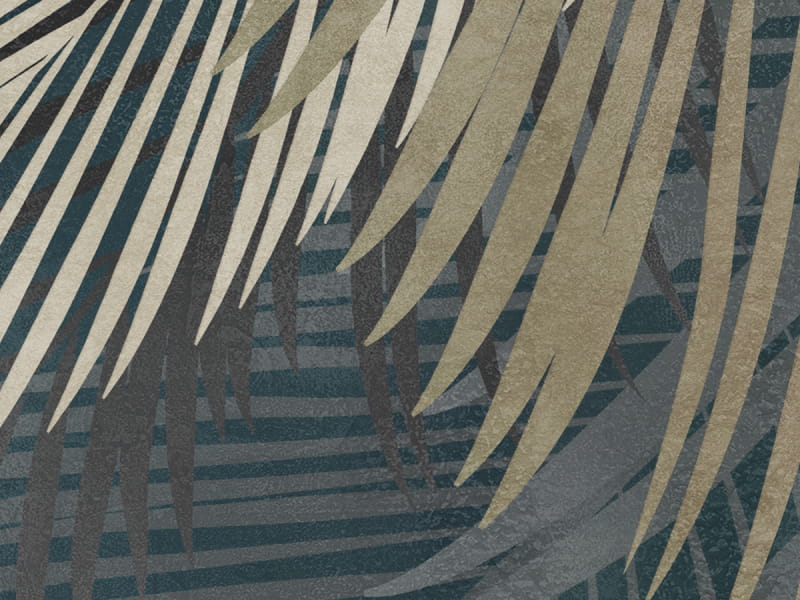 Fototapeta Smaragdgrüne tropische Blätter fragment # 1
