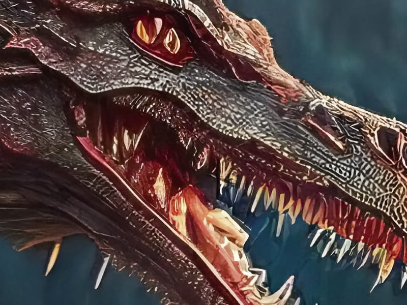 Fototapeta Der Drache fragment # 1