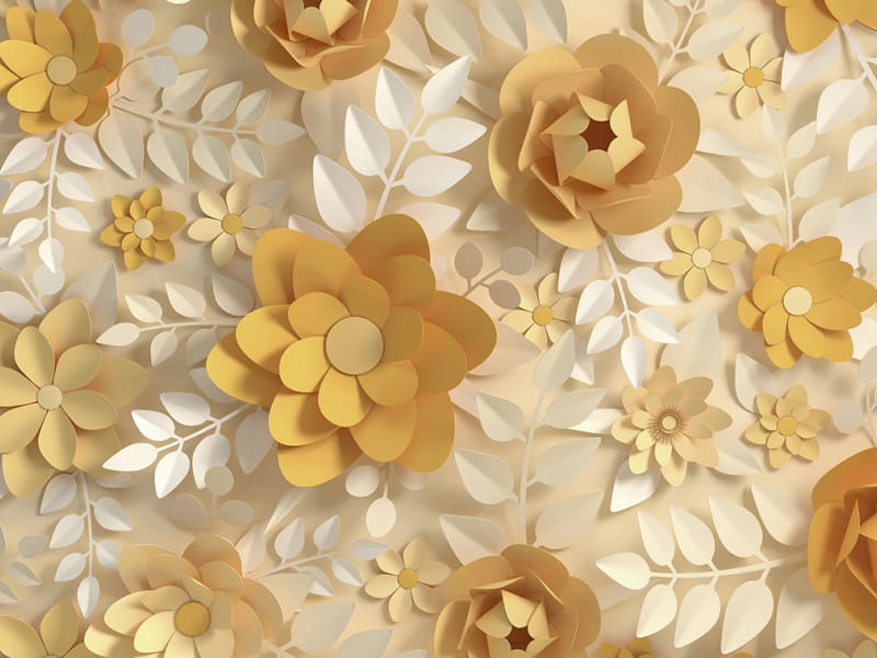Fototapeta Gelbe Blumen 3D