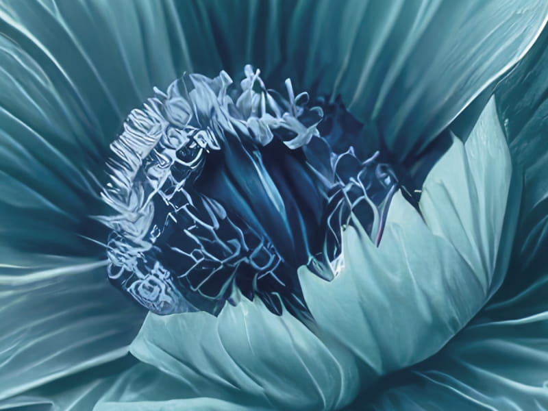 Fototapeta Blaue Blumen im Hintergrund fragment # 1