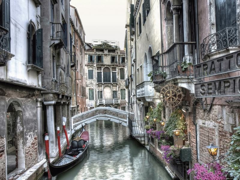 Fototapeta Brücke in Venedig