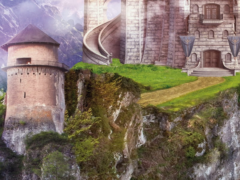 Fototapeta Märchenhaftes Prinzessinnenschloss fragment # 1