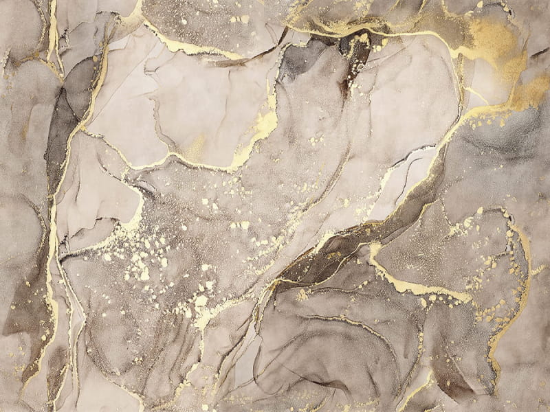 Fototapeta Beiger Marmor mit Gold