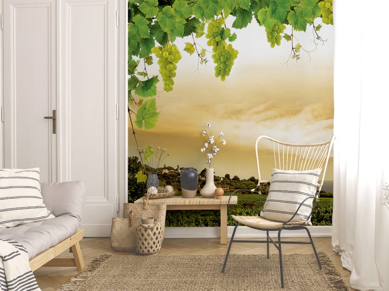 Fototapeta Traubental we wnętrzu salonu
