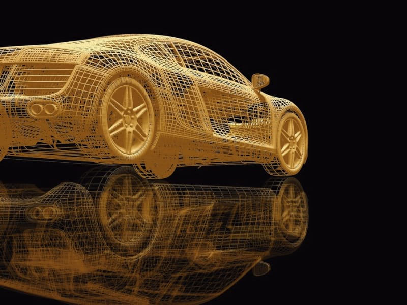 Fototapeta Automobilmodell