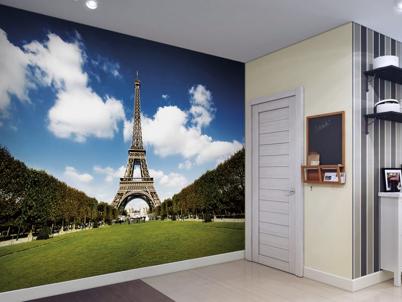 Fototapeta Der Eiffelturm we wnętrzu przedpokoju