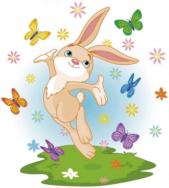Fototapeta Glücklicher Hase