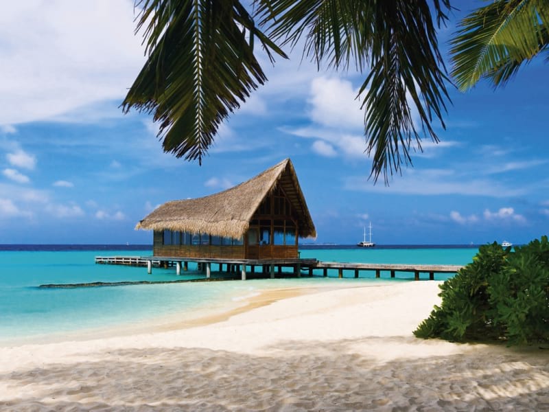 Fototapeta Bungalow am Strand