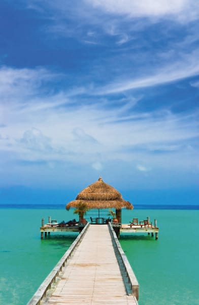 Fototapeta Wunderschöner Pier