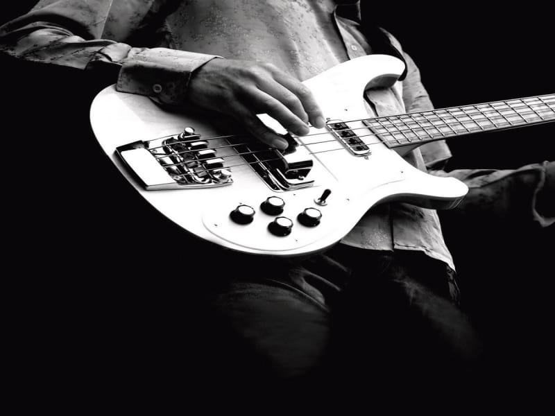 Fototapeta Gitarre spielen