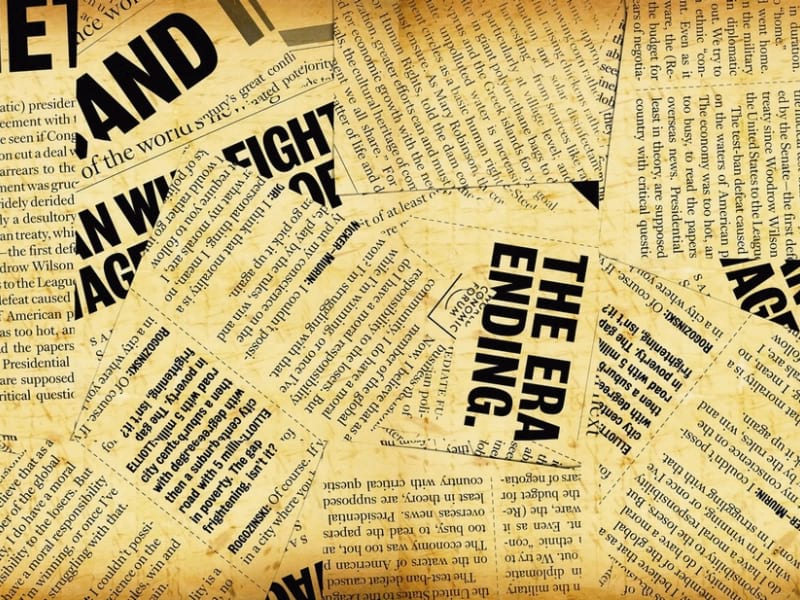 Fototapeta Zeitungsausschnitte