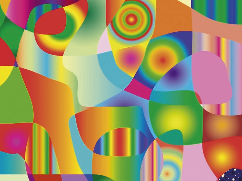 Fototapeta Kaleidoskop der Farben